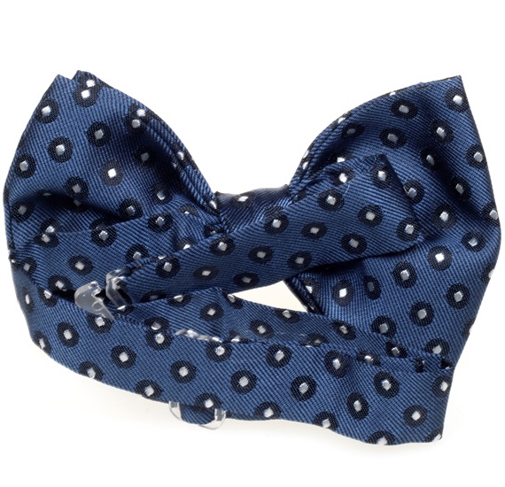 Silk Blue Baby's Bow Tie