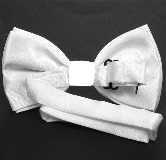 White Bow Tie Reverse