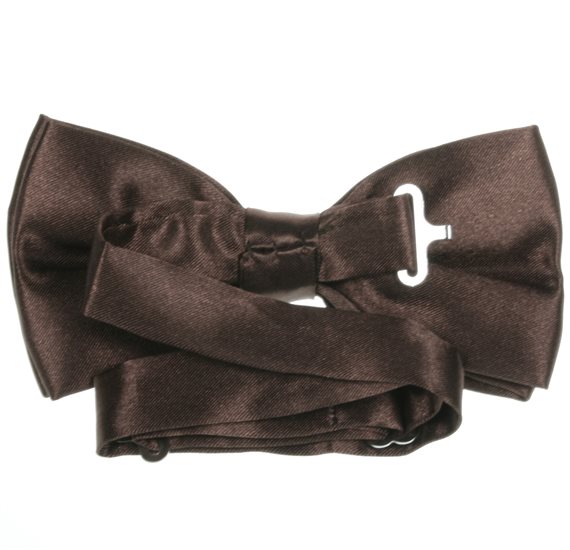 Dark Brown Bow Tie Reverse