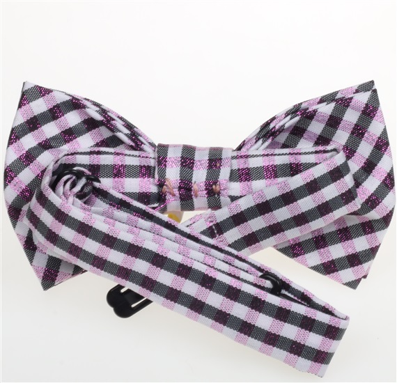 Boy's Vichy Checked Bow Tie