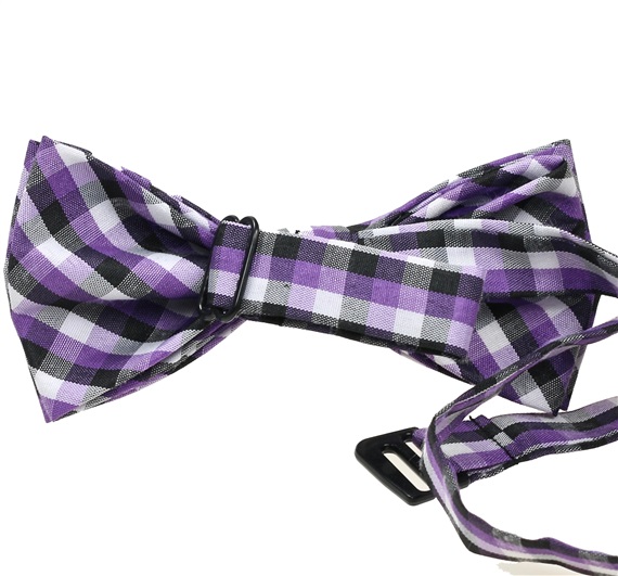 Boy's Vichy Checked Bow Tie