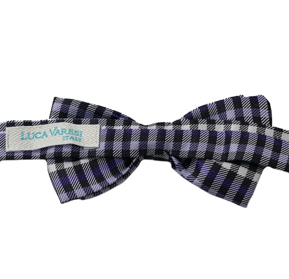 Boy's Checked Vichy Bow Tie