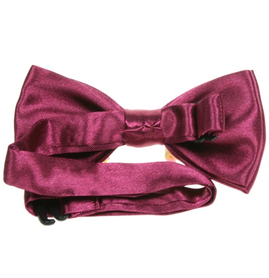 Boy's Magenta Bow Tie
