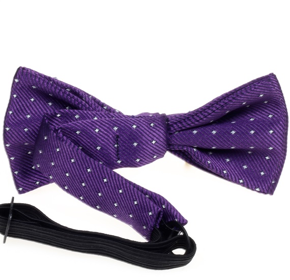 Boy's Purple Bow Tie