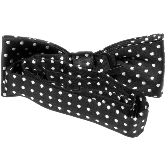 Black Silk Boy's Bow Tie