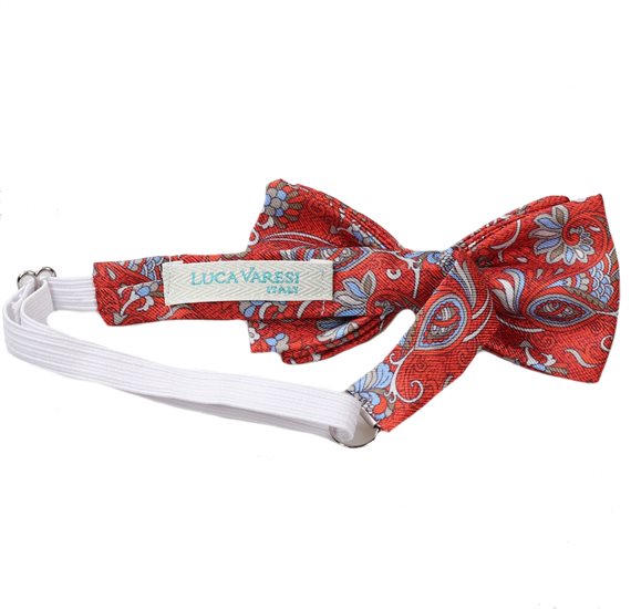 Boy's Orange Silk Bow Tie