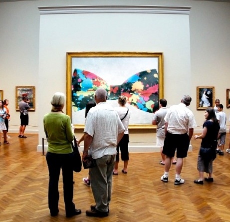 Pollock bow tie art galery