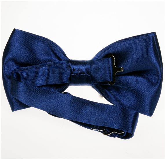 Royal Blue Bow Tie Reverse