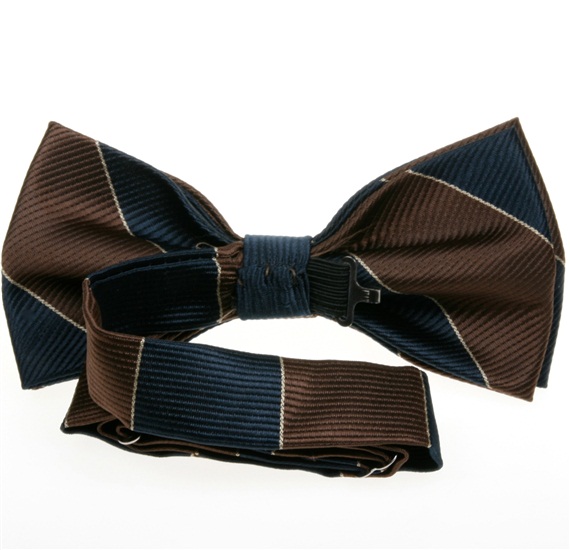 Stripes Bow Tie
