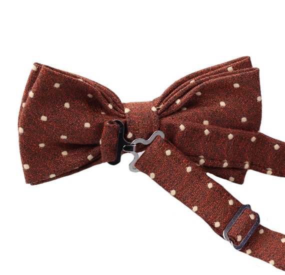 Color Tile Bow Tie with Dots