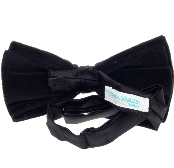 Black Velvet Bow Tie