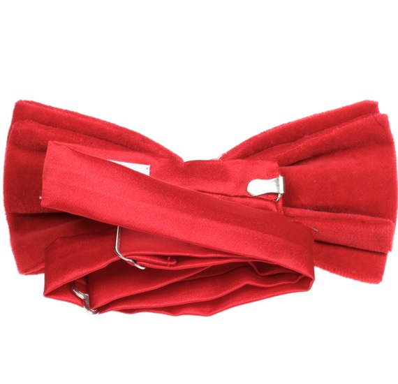 Red Velvet Bow Tie