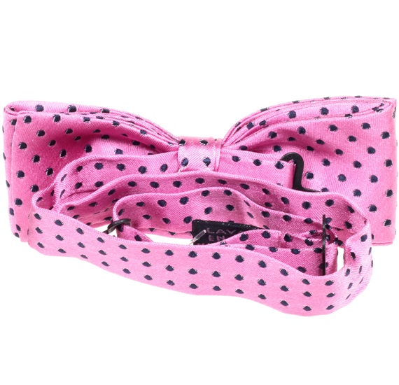 Fuchsia Boy's Bow Tie and Pocket Square