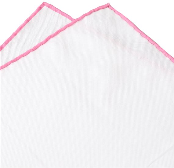 White Pocket Square