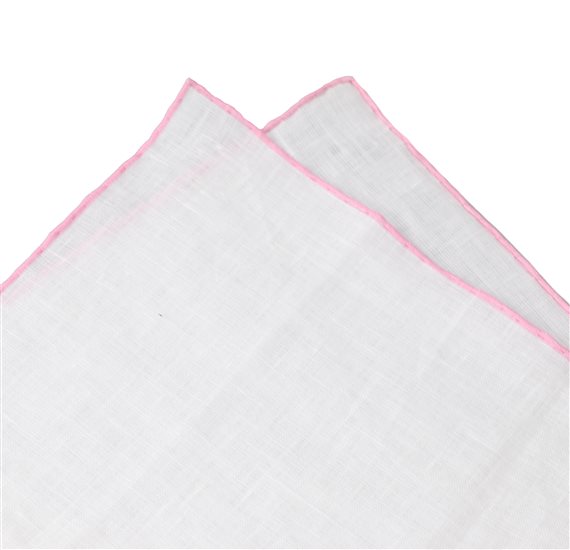 White Pocket Square