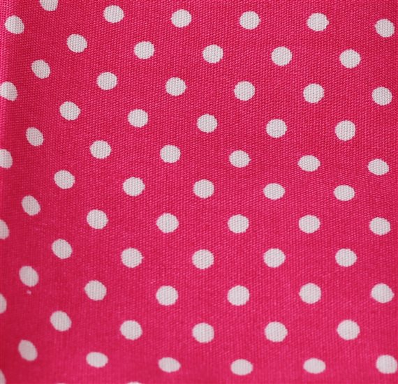 Pink Pocket Square with Dots