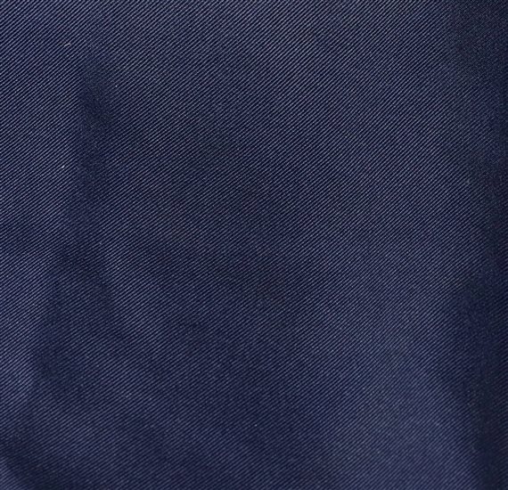 Navy Silk Handkerchief