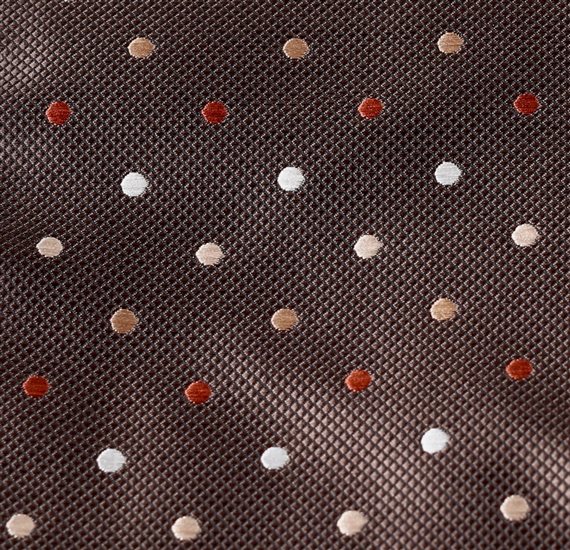 Brown Handkerchief with Dots