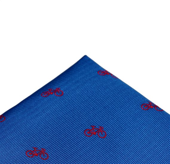 Pocket Square with Bicycles