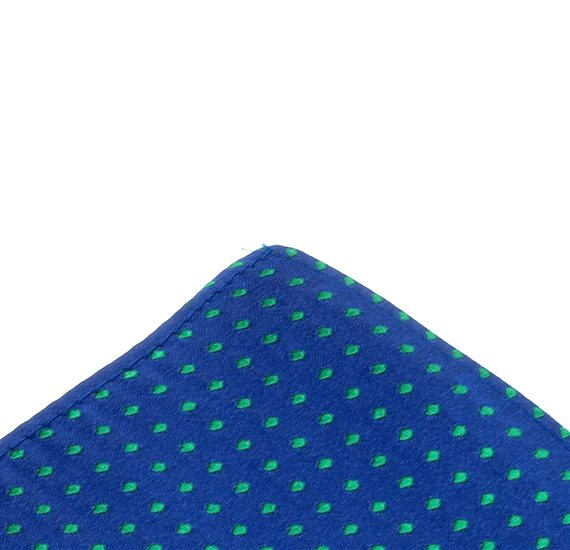 Royal Blue Silk Pocket Square