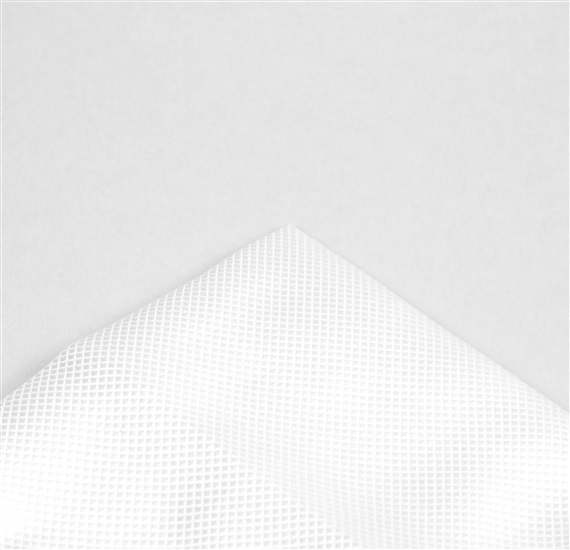 White satin pocket square