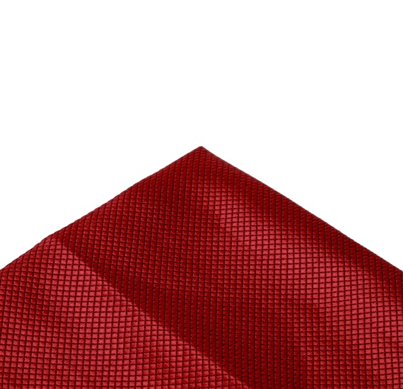 Garnet satin pocket square