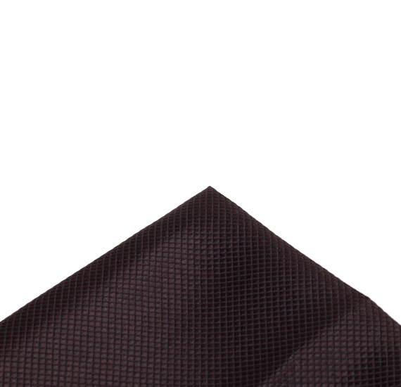 Brown satin pocket square