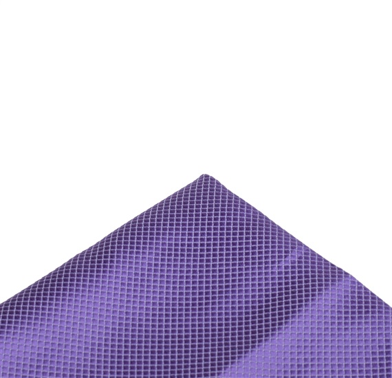 Purple satin pocket square