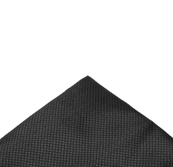 Black satin pocket square