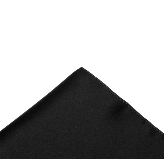 Black Pocket Square