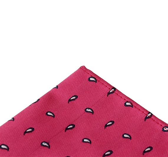 Magenta Pocket Square