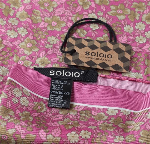 Pañuelo Rosa Flores
