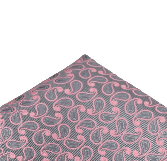 Pink Paisley Handkerchief
