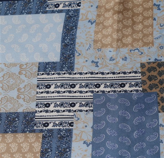 Handkerchief with Patchwork