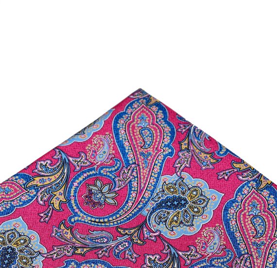 Turin 35 Silk Pocket Square
