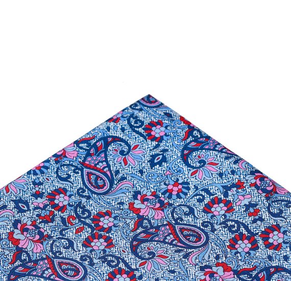 Turin 37 Silk Pocket Square