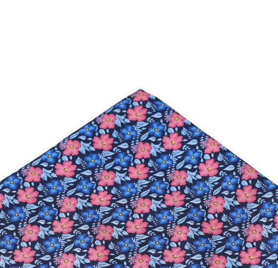 Turin 41 Silk Pocket Square