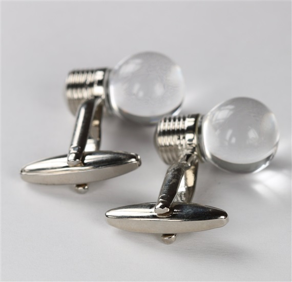 Reverse Light Bulb Cufflinks
