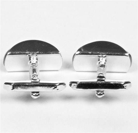 Blue Cufflinks Reverse