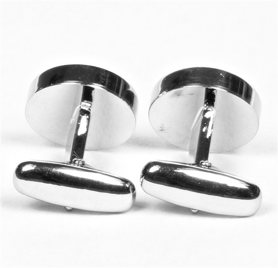 Reverse Button Metal Cufflinks