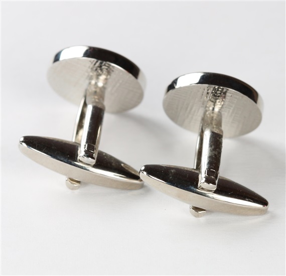 Reverse Button Metal Cufflinks