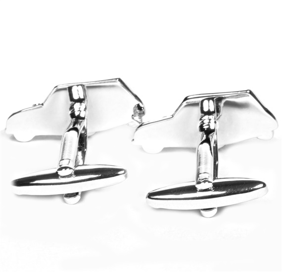 Mini cufflinks reverse