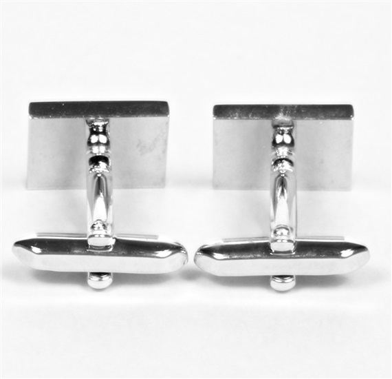 Purple Cufflinks Reverse