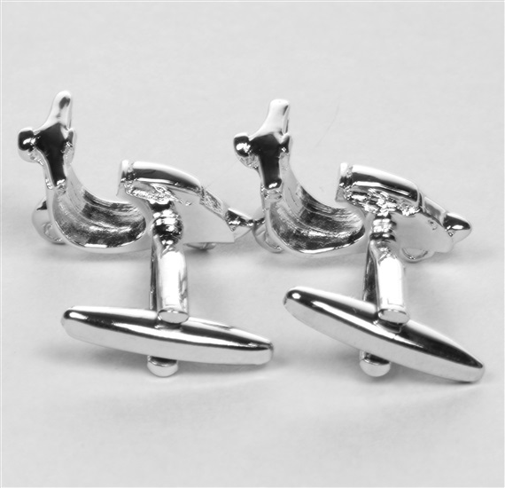 Scooter Metal Cuffflinks Reverse