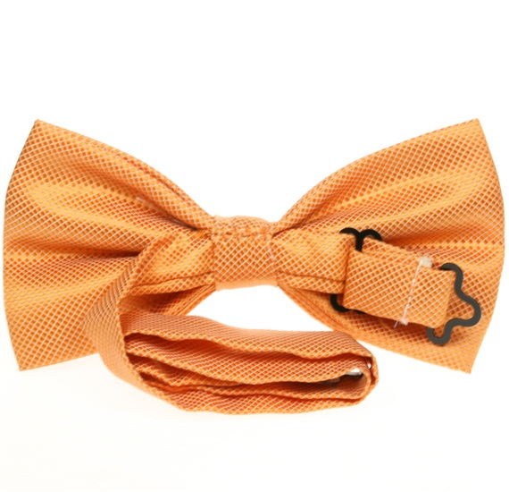 Reverse yellow bow tie