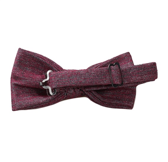 Reverse magenta bow tie marbled
