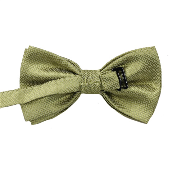 Reverse green bow tie