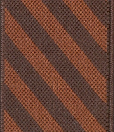 Brown Striped Braces Fabric - Pisa 31