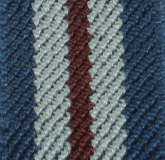 Boy's braces with stripes woven