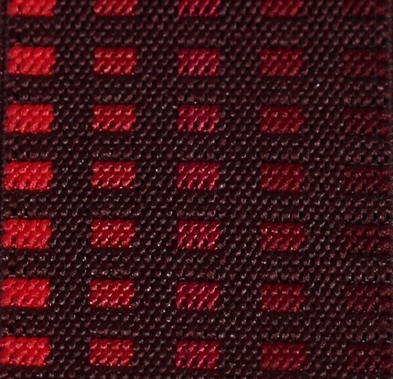 TELA TIRANTE ELASTICO RAYAS ROJAS
